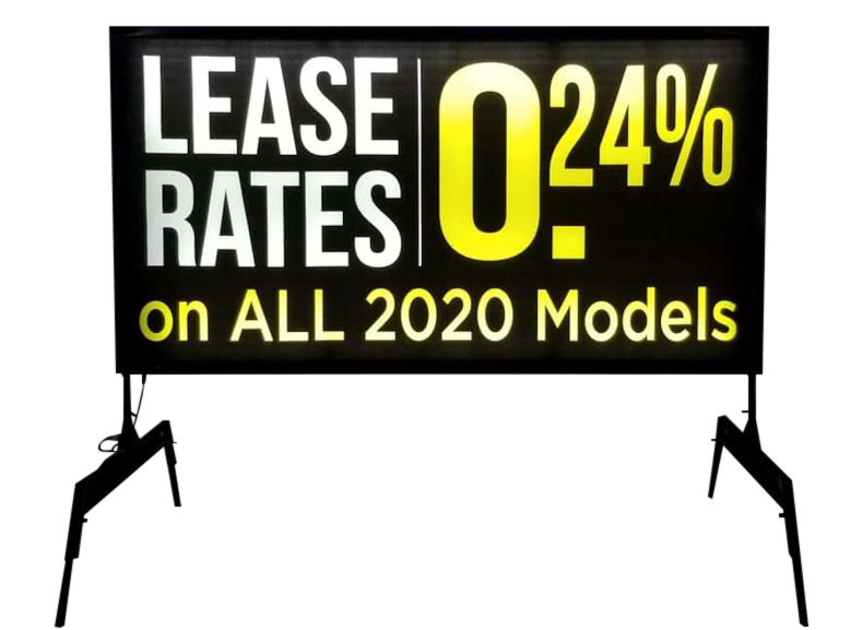 Lighted Mobile Sign Ottawa